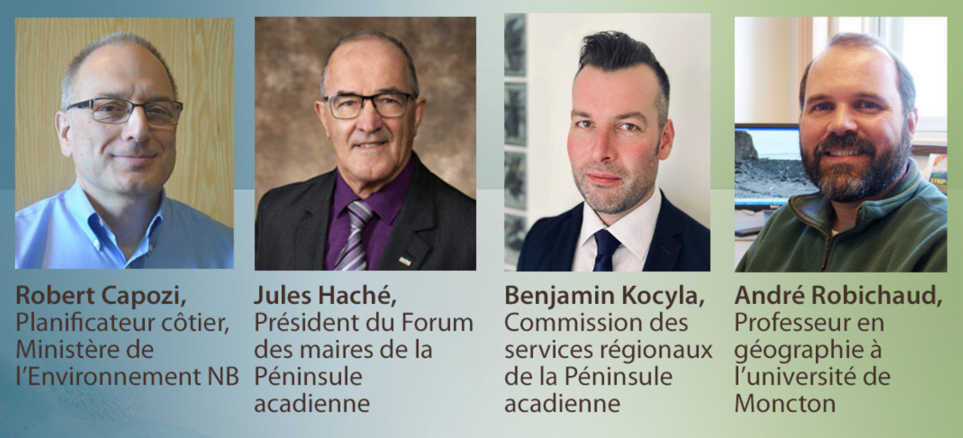 Photo des membres du panel