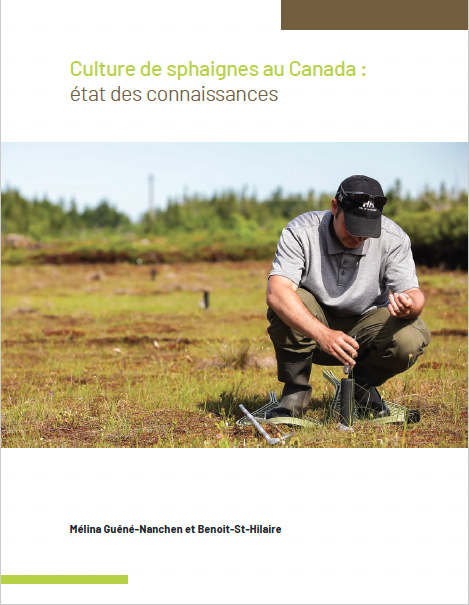 Couverture : Culture de sphaignes au Canada : état des connaissances